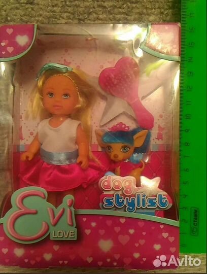 Кукла Evi с собачкой