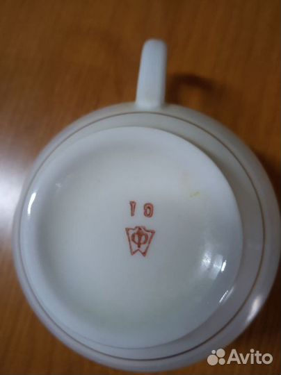 Сервиз СССР 80-е перламутровый Минск 6 персон