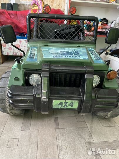 Детский электромобиль бу внедорожник