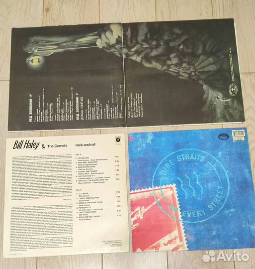 Led Zeppelin, Beatles,The Doors, Elvis Presley