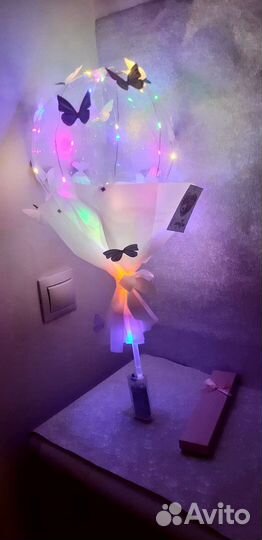 Воздушный букет с бабочками