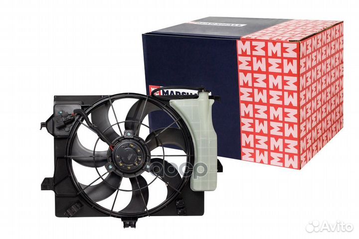 Вентилятор радиатора hyundai solaris +A/C 10