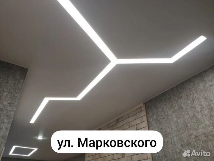 Натяжные потолки под ключ