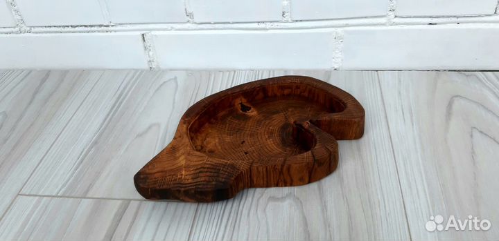 Деревянная тарелочка, менажница