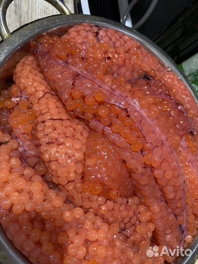 Красная икра кета