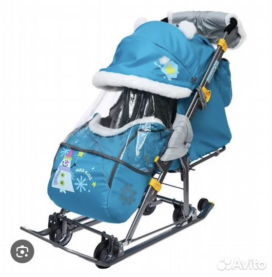 Санки коляска nika