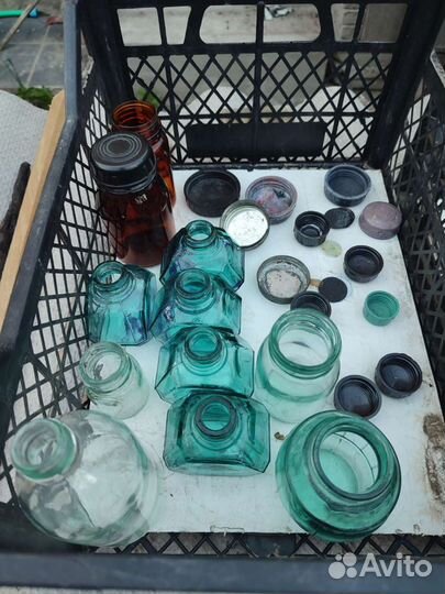 Баночки аптечные, из под чернил СССР