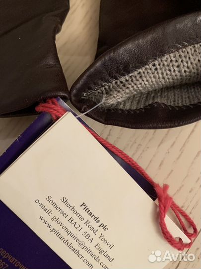 Перчатки женские натуральная кожа S