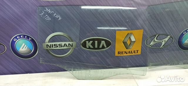 Стекло боковое двери Geely emgrand EC7 Прав