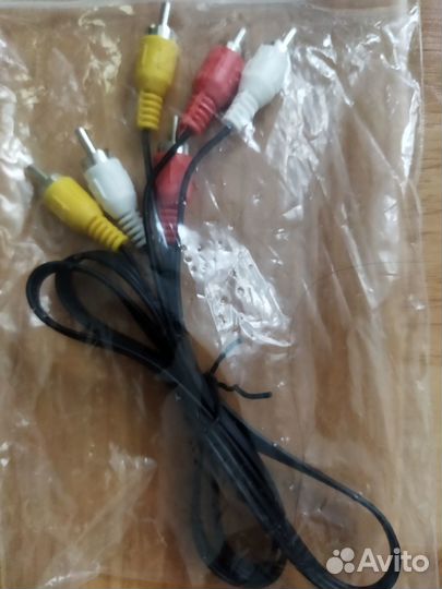 Шнур аудио/видео тюльпан-тюльпан 3RCA- 3RCA