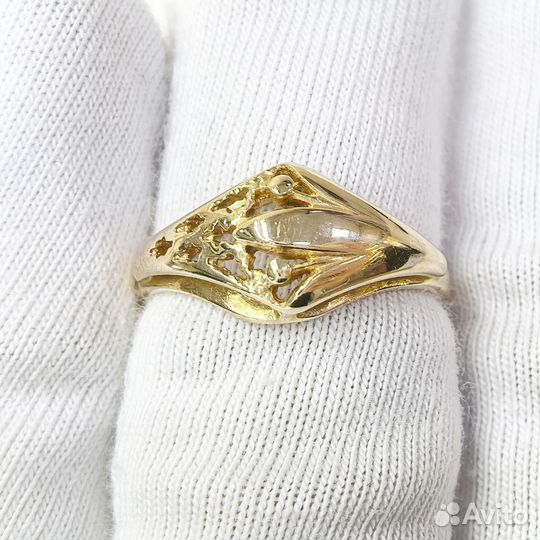 Золотое кольцо р 16 (19760)