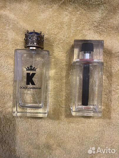 Духи пустые флаконы d&g, dior