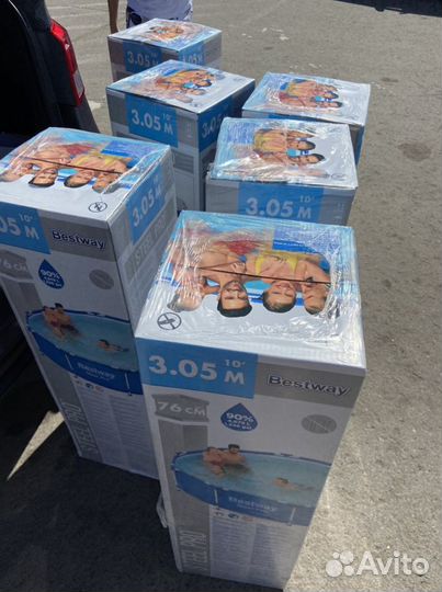 Бассейн каркасный 305х76 новый