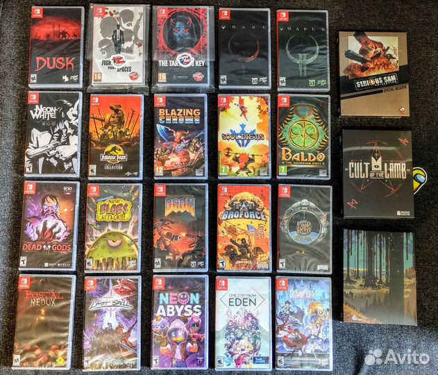 Игры для Nintendo Switch (LRG, SRG, Reserve)