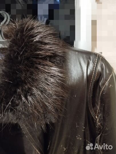 Куртка дубленка кожа мужская