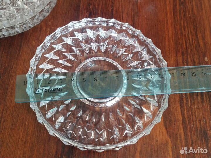 Блюдце хрустальное 1 шт