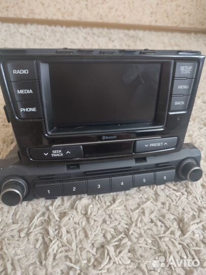 Штатная магнитола на hyundai solaris 2