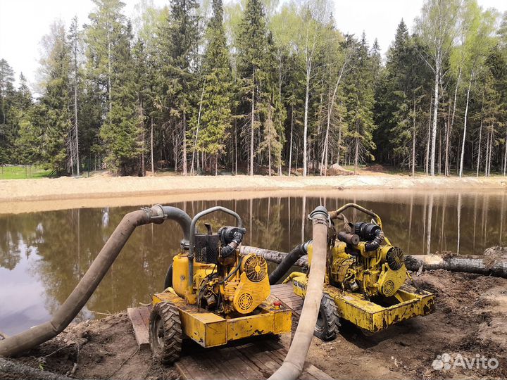 Аренда мотопомпы для грязной воды