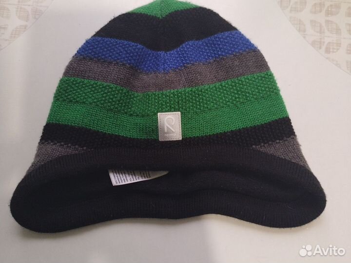 Шапка для мальчика 52размер подкладка флис