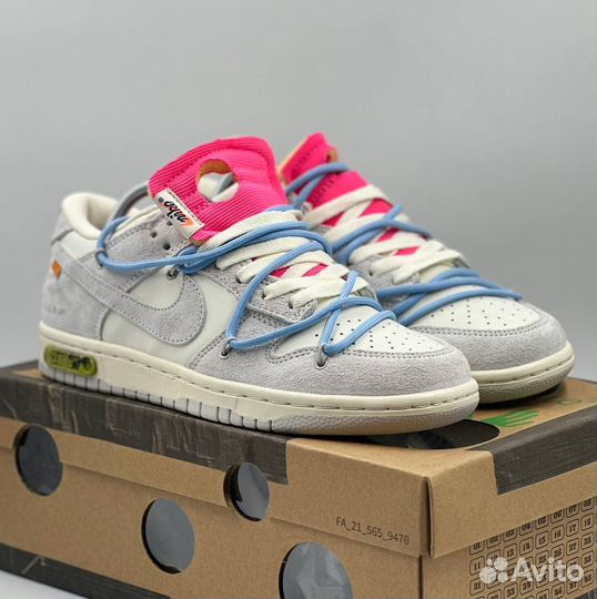 Кроссовки Nike Dunk low off white