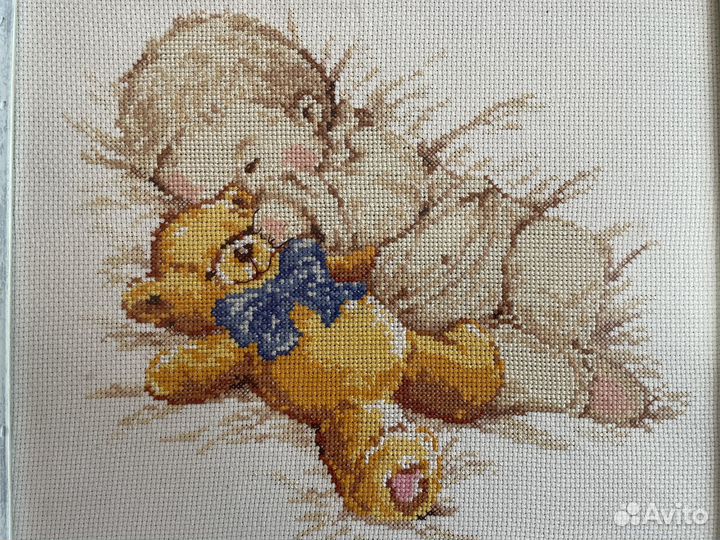 Картина, вышитая крестом «Малыш»