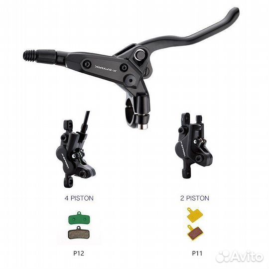 Гидравлические тормоза X-Spark HD-М500