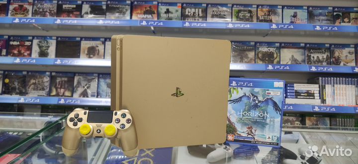 Редкая, золотая Sony PS4 Slim - обменяем PS3\Xbox