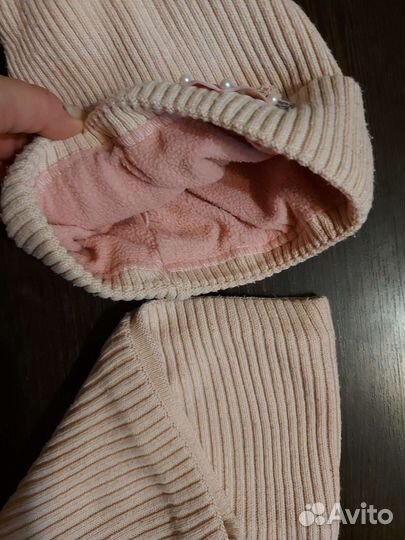 Комплект шапка, шарф