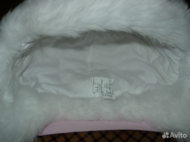 Продам зимнюю шапочку для девочки р.54