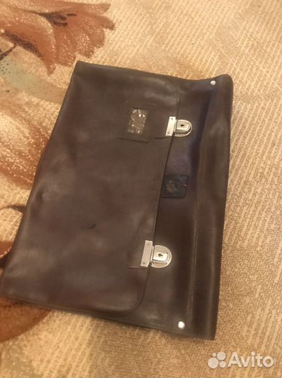 Портфель военный кожа
