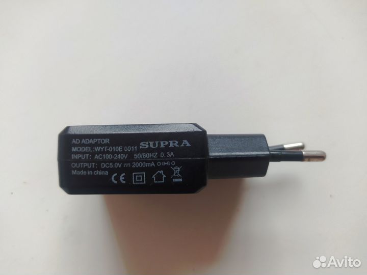 Зарядка планшета Supra
