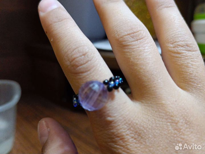 Кольцо из бисера