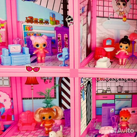 Дом для кукол LOL 85 предметов