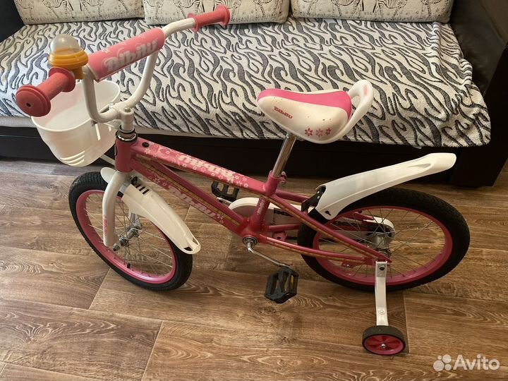 Супер Велосипед для девочки с корзинкой