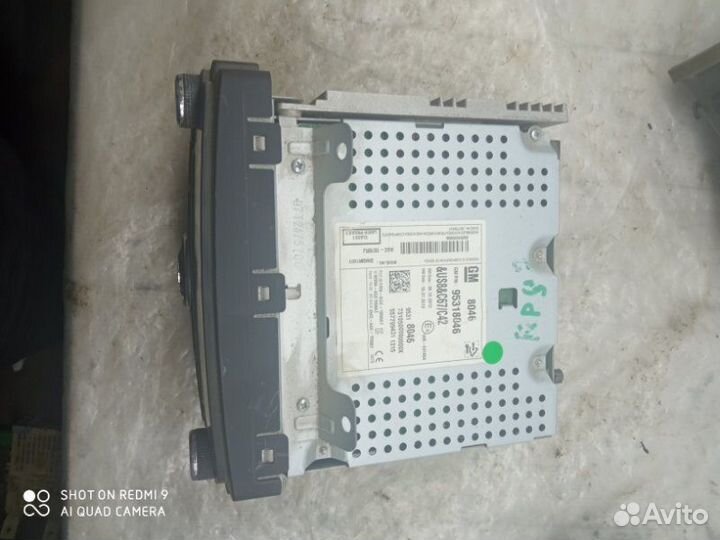 Магнитола штатная Chevrolet Cruze седан 2009-2016