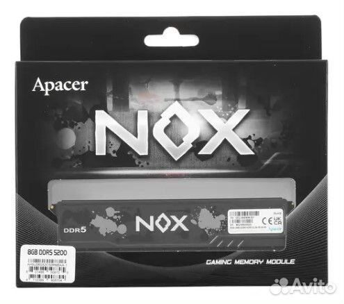 Память DDR5 Apacer Nox 8gb x2 5200mhz