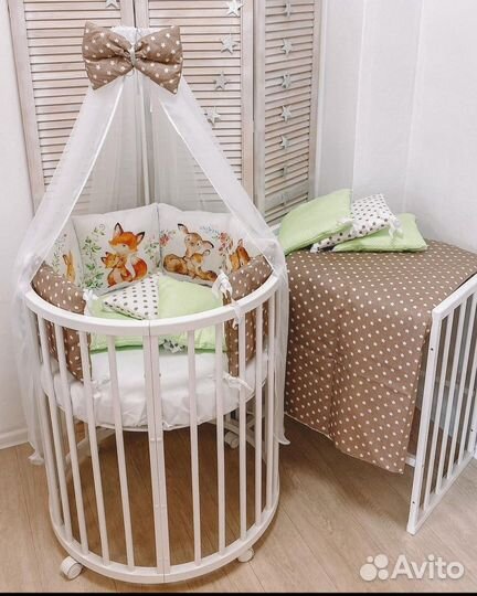 Детская кроватка трансформер 7 в 1