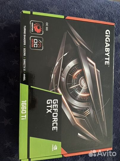 Видеокарта gtx 1660 ti 6gb