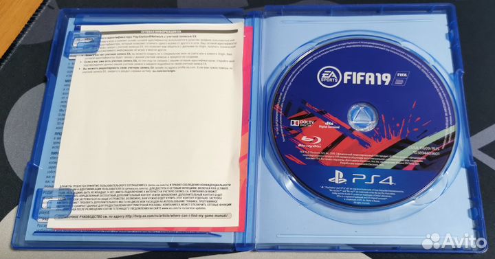 Диск fifa 19 на ps4