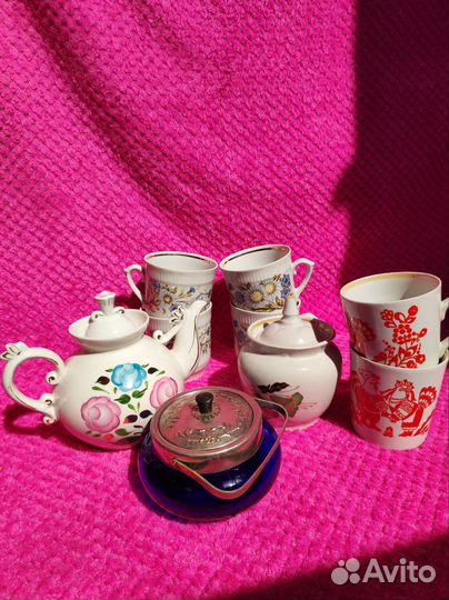 Сахарница кобальтовое стекло,Сысерть,Городницкий