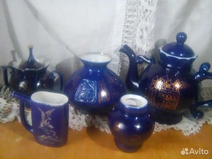 Синяя посуда СССР