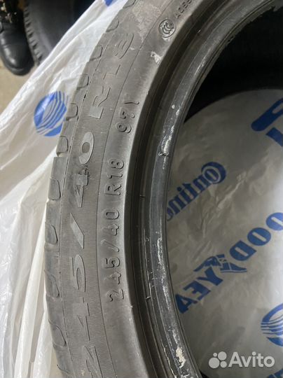 Pirelli Cinturato P7 225/45 R18 и 245/40 R18 95Y