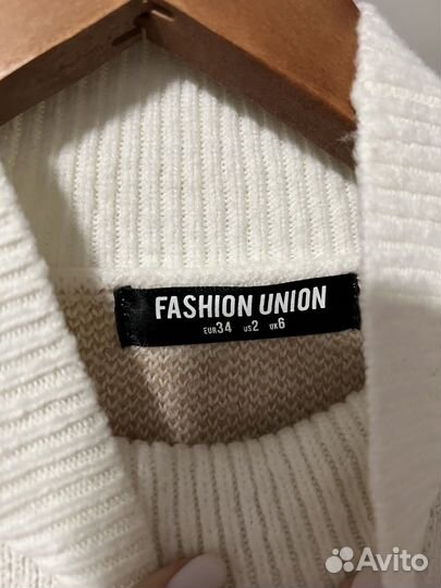 Свитер ASOS xs fashion union