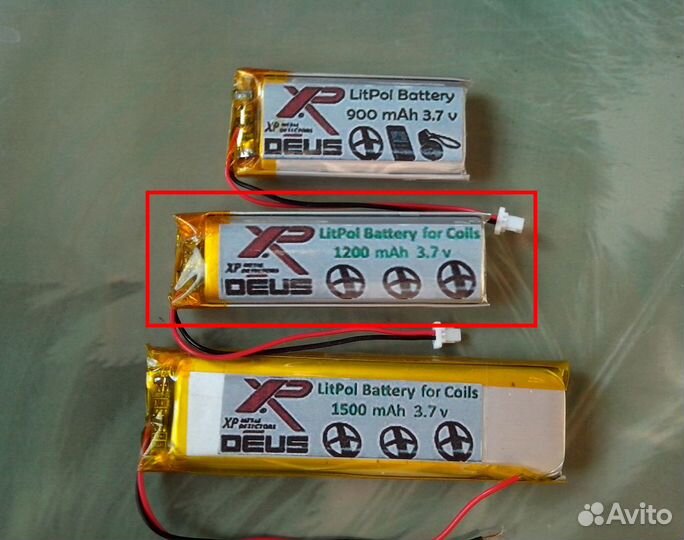 Аккумулятор для XP Deus увеличеной ёмкости 1200mAh