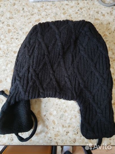 Шапка ушанка женская