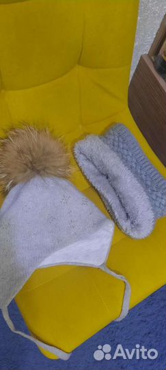 Комплект шапка и шарф