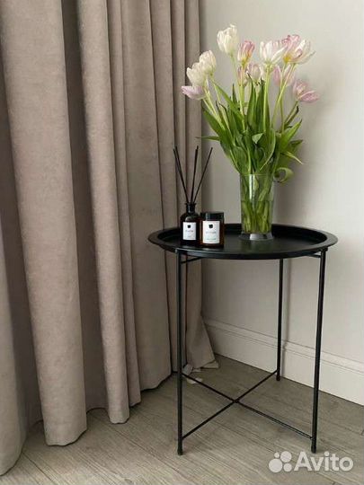 Поднос кофейный, чайный, лофт (черный, белый)