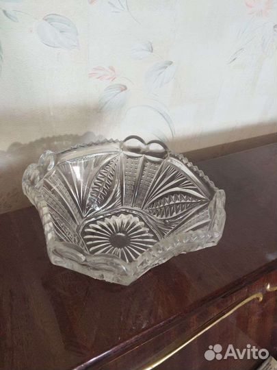 Салатник хрустальный СССР