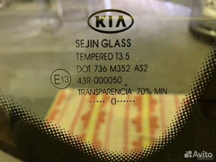 Форточка задняя правая Kia Сeed ED 2010-2012