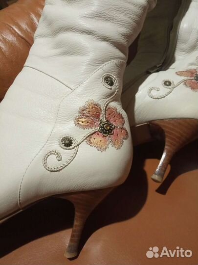 Сапоги зимние женские из натуральной кожи